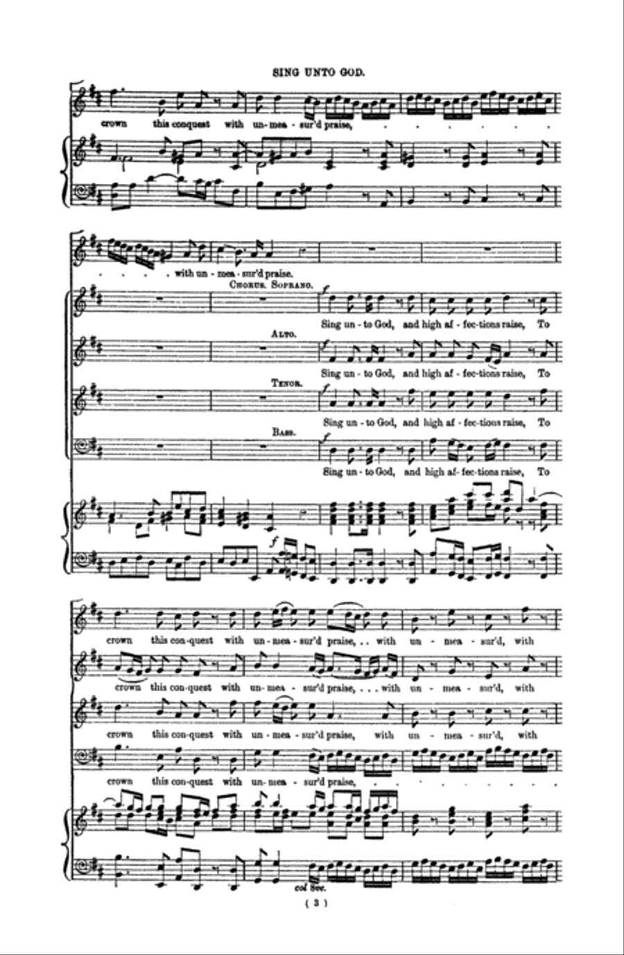 Sing Unto God Sing Unto God 4-Part scores gallery preview page 3
