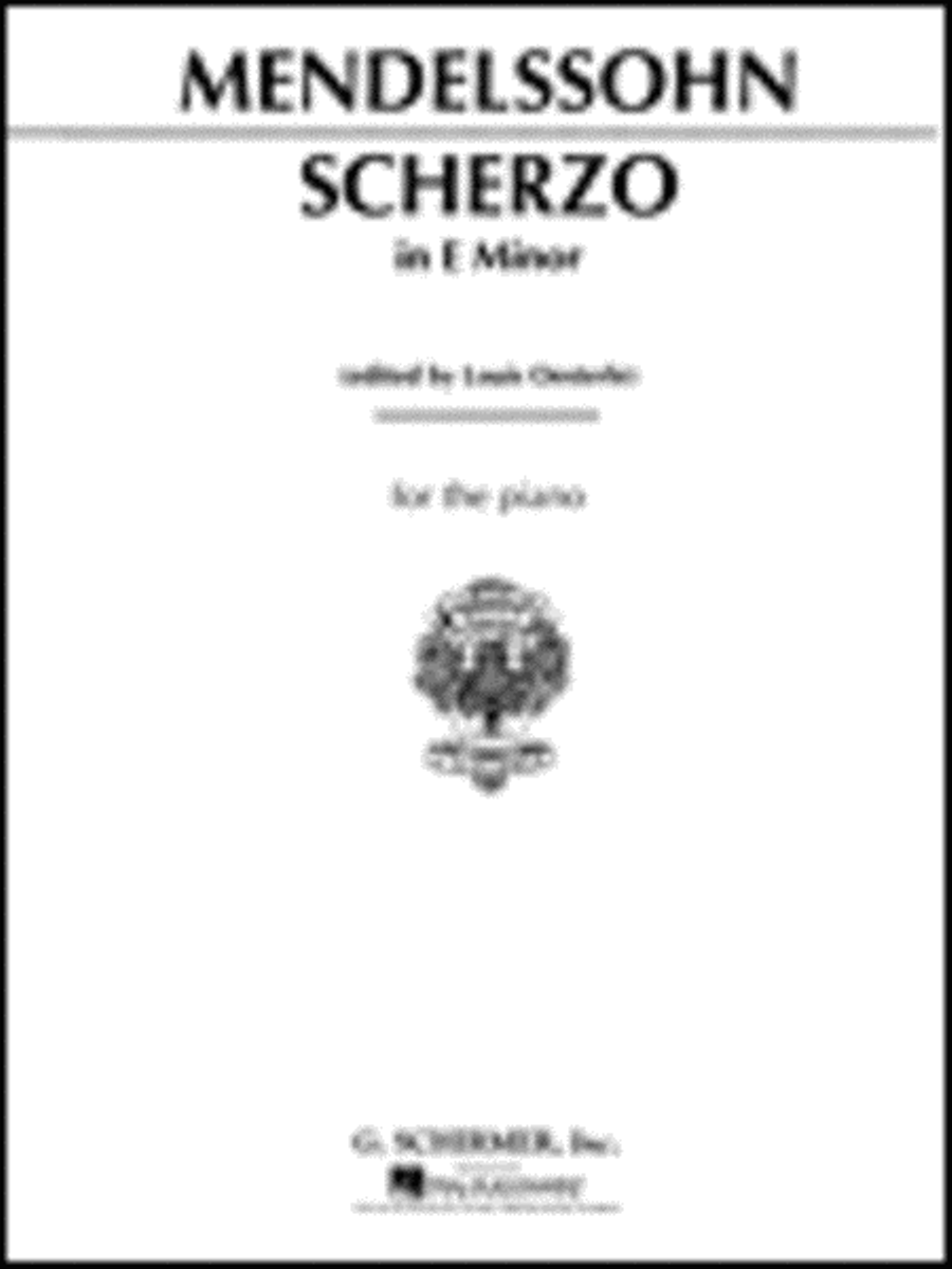 Scherzo in E Minor, Op. 16, No. 2 Piano Solo scores gallery preview page 1