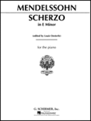 Book cover for Scherzo in E Minor, Op. 16, No. 2