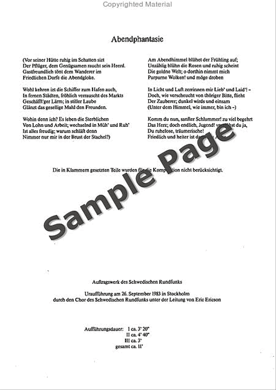 3 Phantasien 3 Phantasien 4-Part scores gallery preview page 4