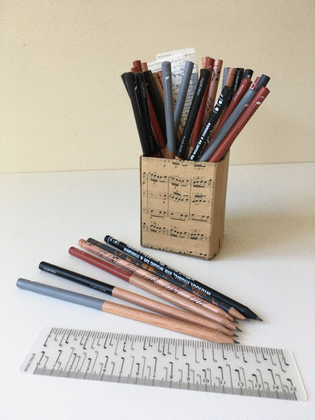 MIX - Pencils & rulers, 60 pcs