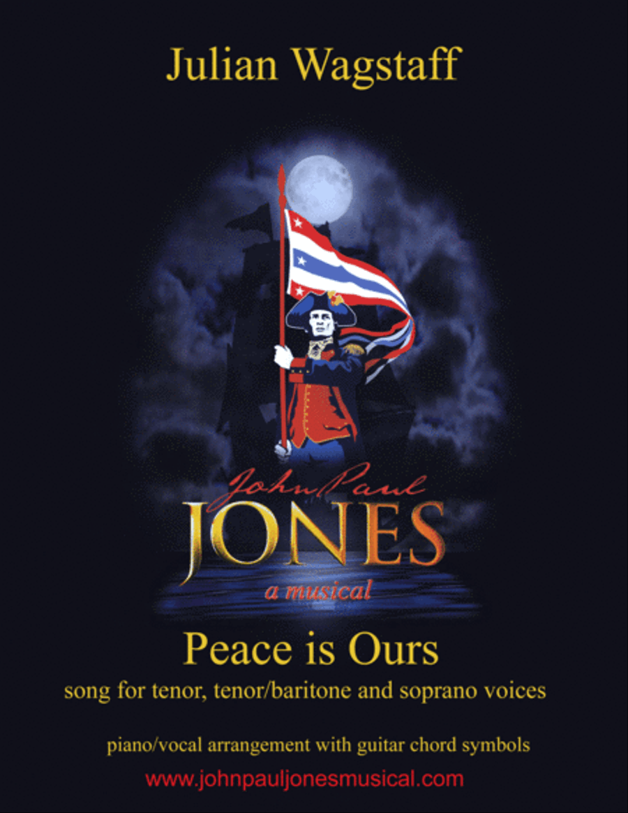 Peace is Ours - song from the musical John Paul Jones Piano, Vocal, Guitar scores gallery preview page 1