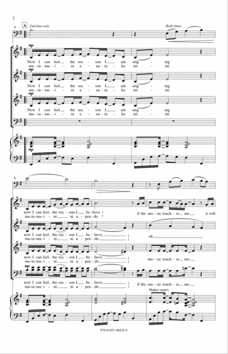 Mimi Kukubali Wewe Mimi Kukubali Wewe 4-Part scores gallery preview page 2