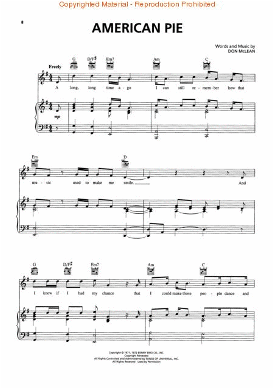 Singer-Songwriter Collection Piano, Vocal, Guitar scores gallery preview page 2