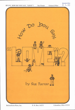 Book cover for How Do You Say Love?