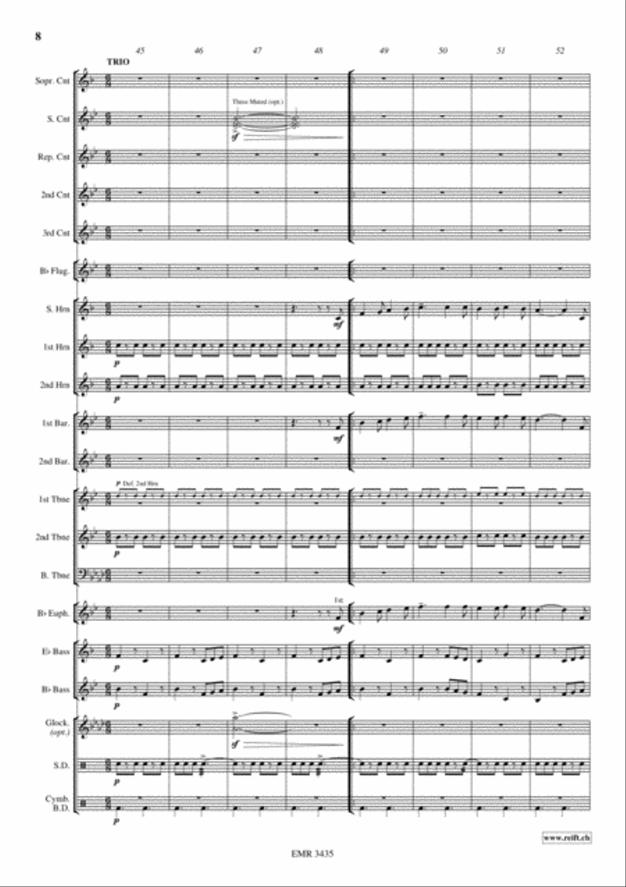 The Big Guard Brass Band scores gallery preview page 9