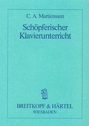 Book cover for Schopferischer Klavierunterricht