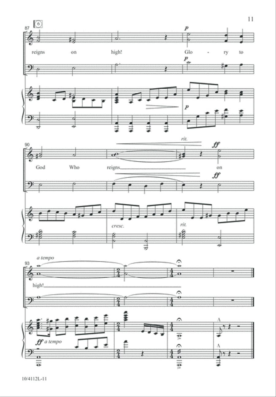 Echo Christmas Joy Echo Christmas Joy 3-Part scores gallery preview page 12