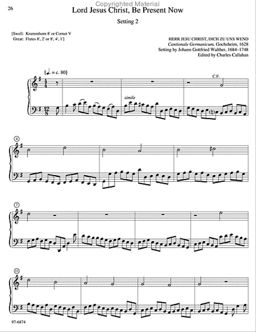 Chorale Preludes and Postludes for Manuals, Vol. 1 Organ scores gallery preview page 10