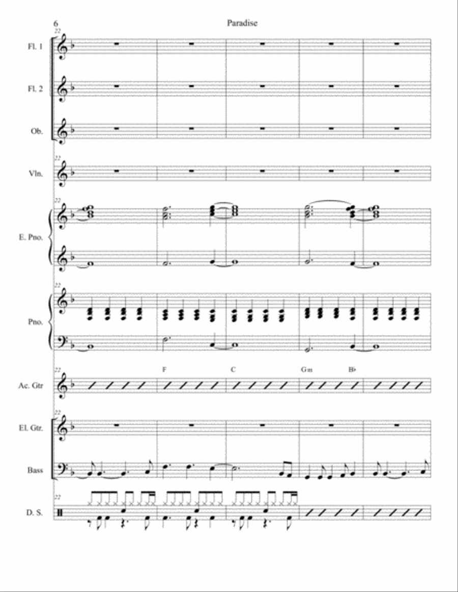 Paradise Large Ensemble scores gallery preview page 6