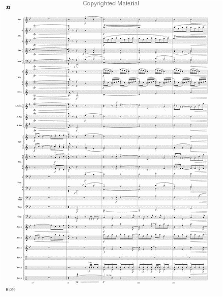 Dreams and Proclamations Concert Band scores gallery preview page 31