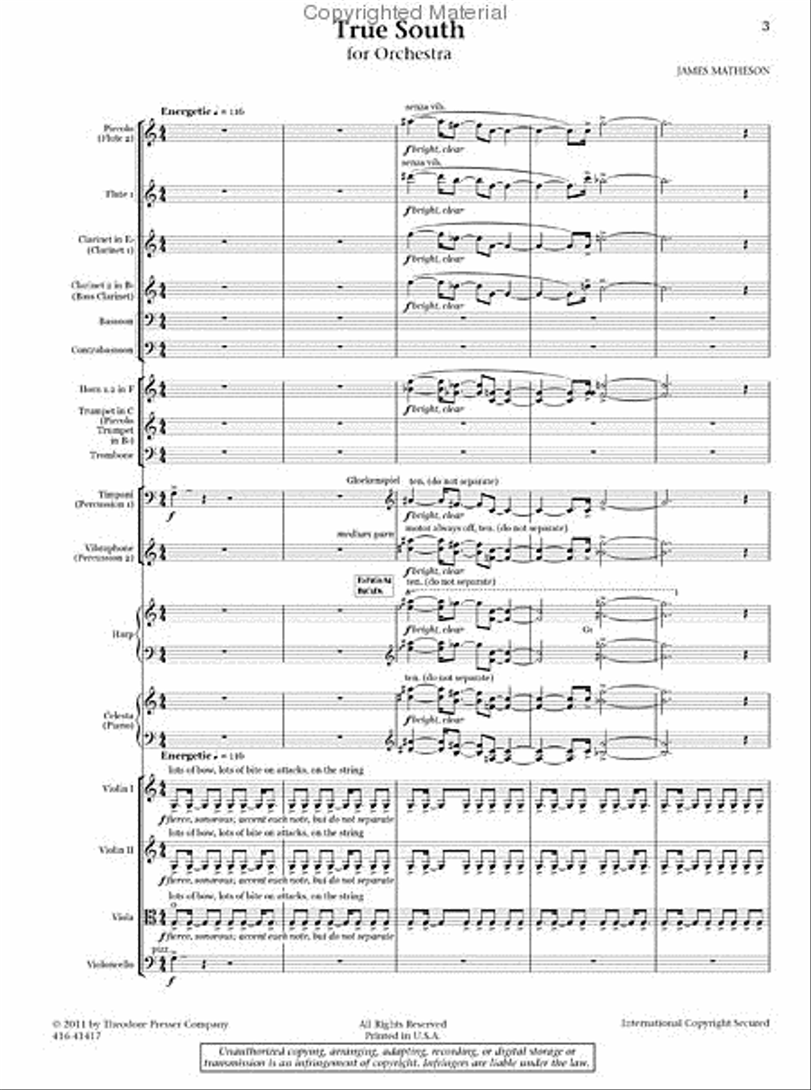 True South True South Orchestra scores gallery preview page 2