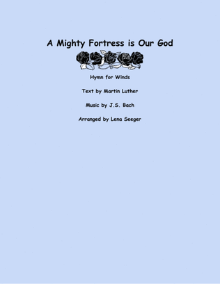 A Mighty Fortress is Our God (flute quartet)