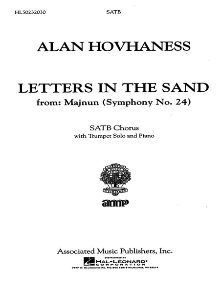 Letters In The Sand From Majnun Symph 24 With Trumpet Solo And Piano