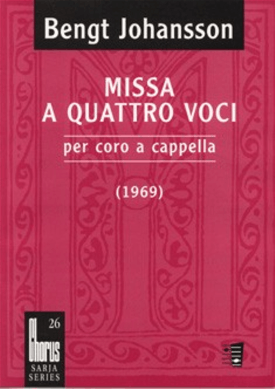 Missa a quattro voci Mixed Choir scores gallery preview page 1