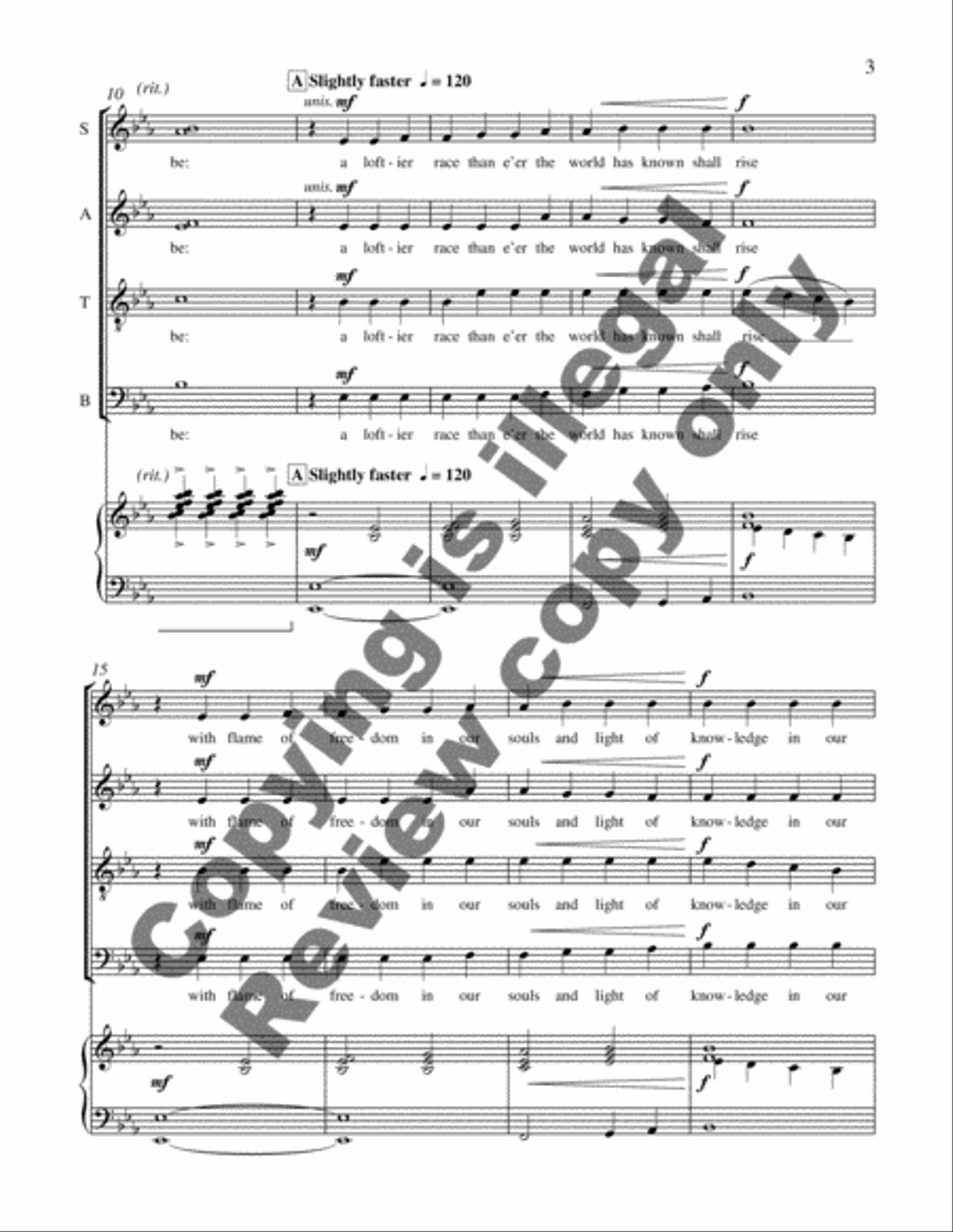 Every Life Shall Be a Song Divisi scores gallery preview page 9