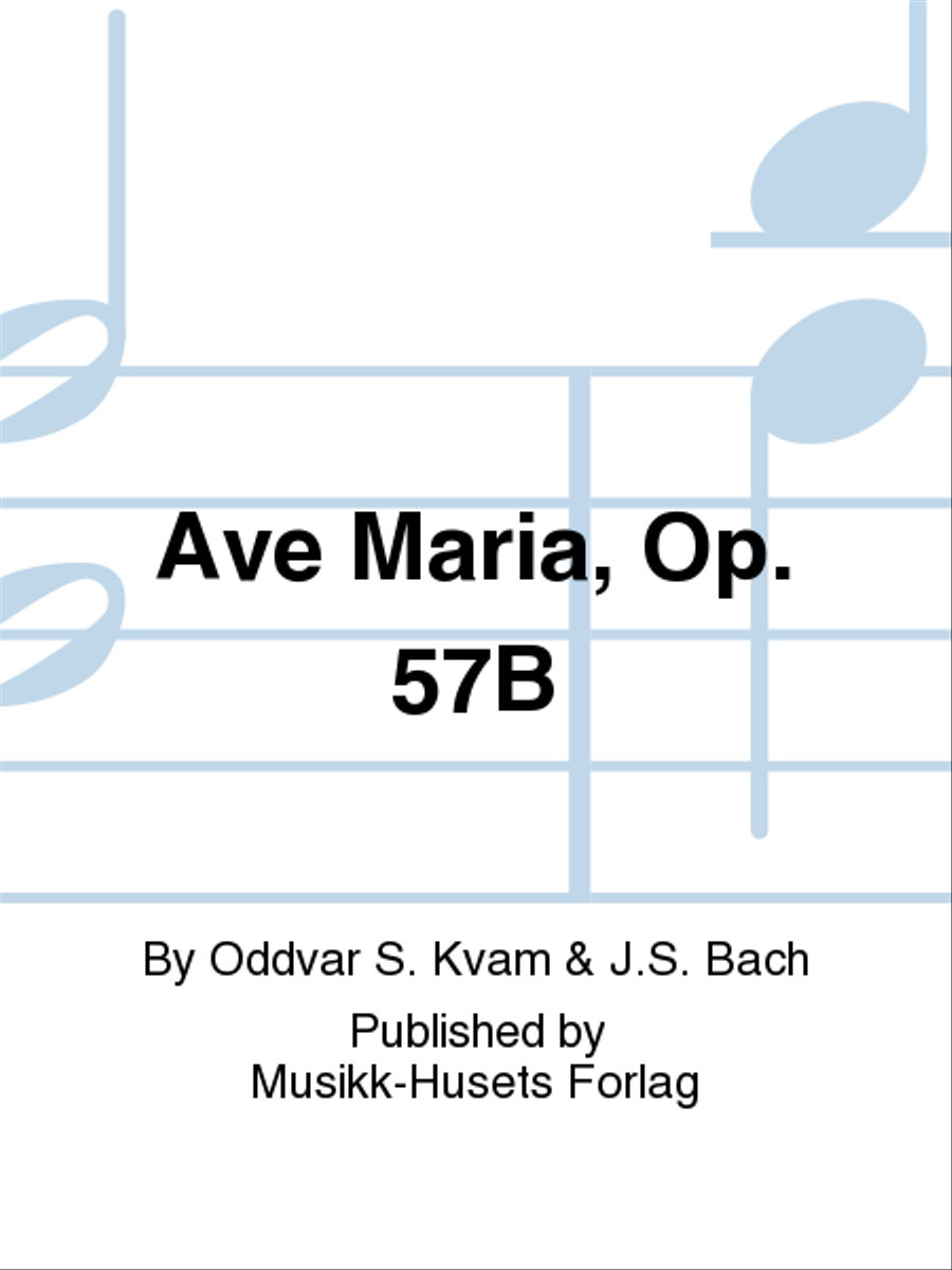 Ave Maria, Op. 57B Ave Maria, Op. 57B Voice scores gallery preview page 1