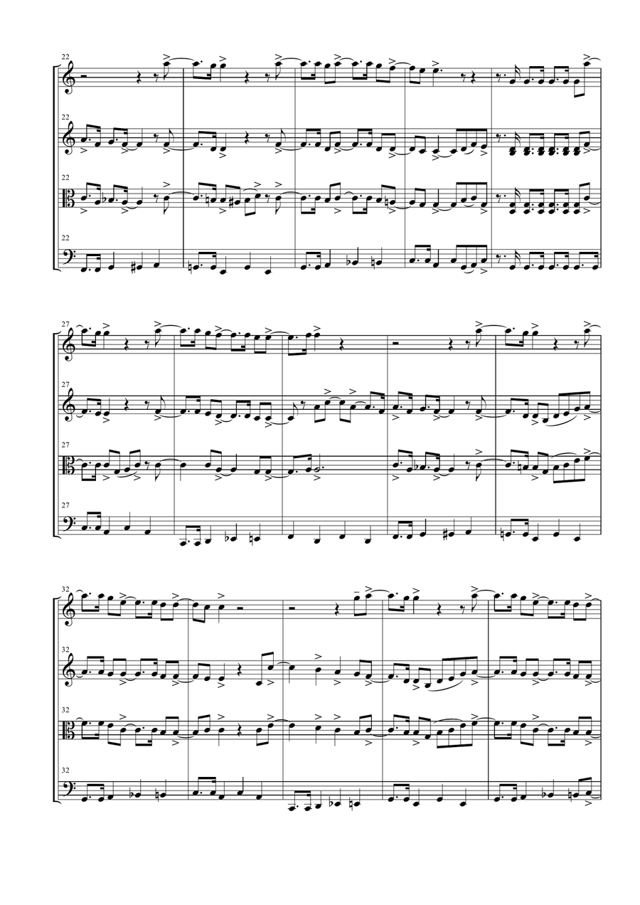 Waterloo String Quartet scores gallery preview page 3
