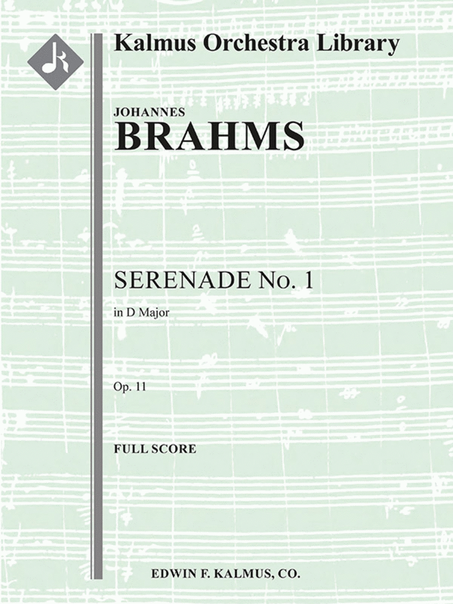 Serenade No. 1 in D, Op. 11 Full Orchestra scores gallery preview page 1
