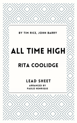 Book cover for All Time High