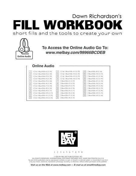 Fill Workbook-short fills and the tools to create your own image number null