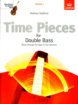 Book cover for Time Pieces for Double Bass, Volume 1