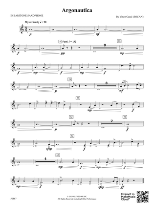 Argonautica: E-flat Baritone Saxophone