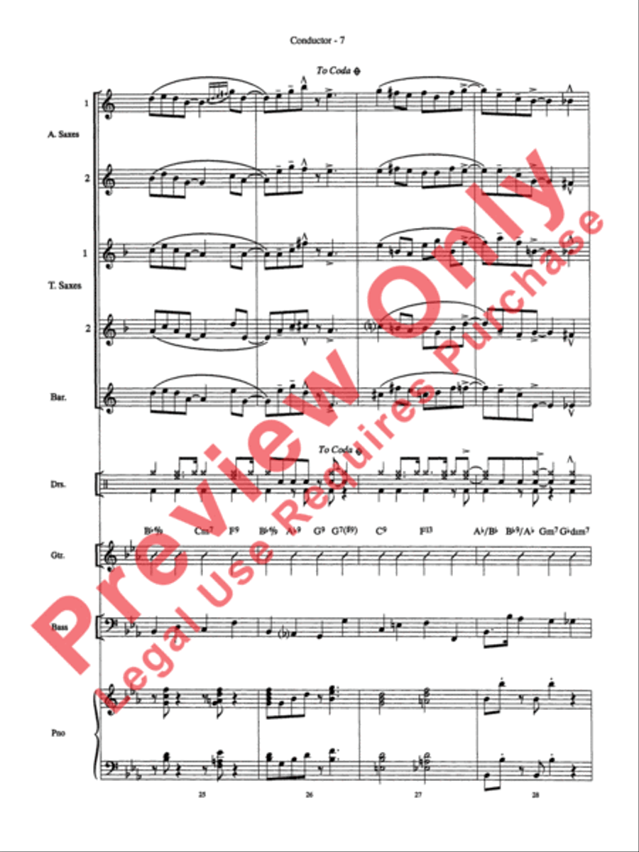 Let It Snow! Let It Snow! Let It Snow! Small Ensemble scores gallery preview page 8