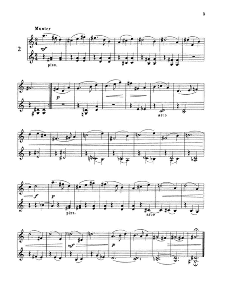 14 Easy Pieces Violin scores gallery preview page 2