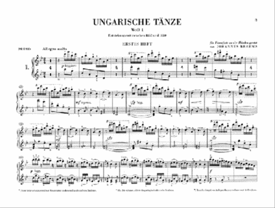 Hungarian Dances 1-21 Hungarian Dances 1-21 Piano Solo scores gallery preview page 4
