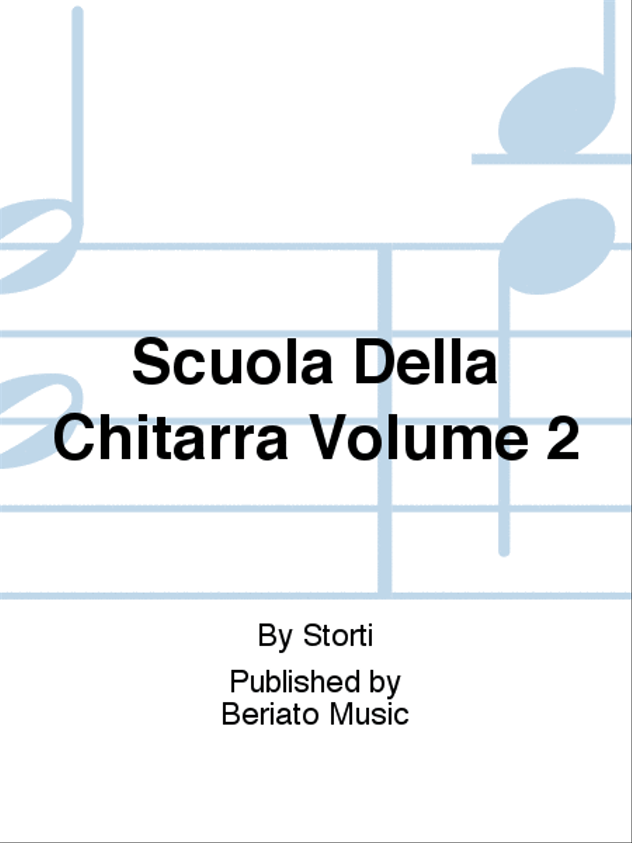Scuola Della Chitarra Volume 2 Guitar scores gallery preview page 1