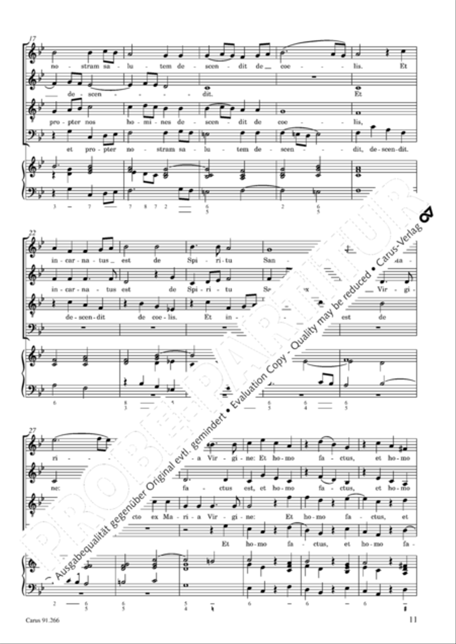Missa Sancti Jacobi in B Missa Sancti Jacobi in B 4-Part scores gallery preview page 12