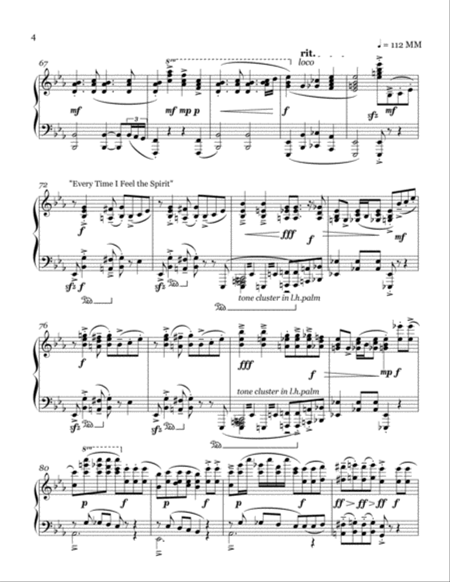 Raphael's Angels Sing and Dance Around the Mountain of the Lord Piano Solo scores gallery preview page 4