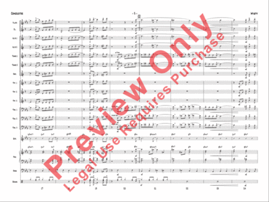 Misty Misty Jazz Ensemble scores gallery preview page 15
