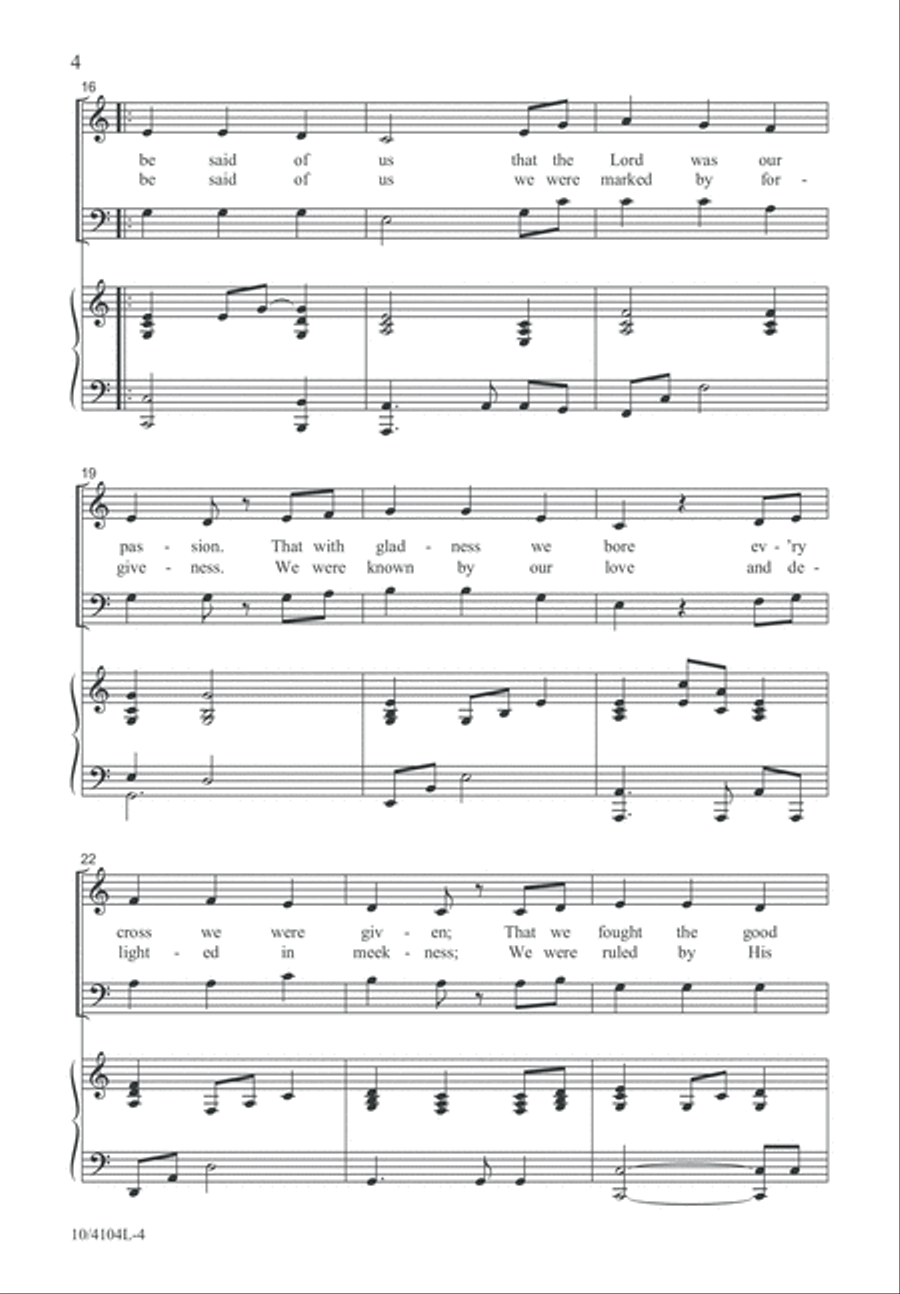 Let It Be Said of Us 4-Part scores gallery preview page 5