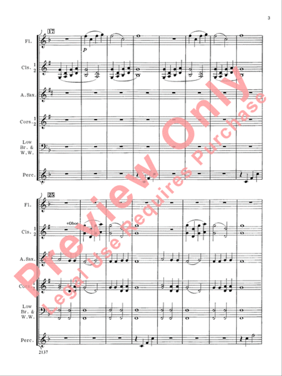 Air and Dance Concert Band scores gallery preview page 4