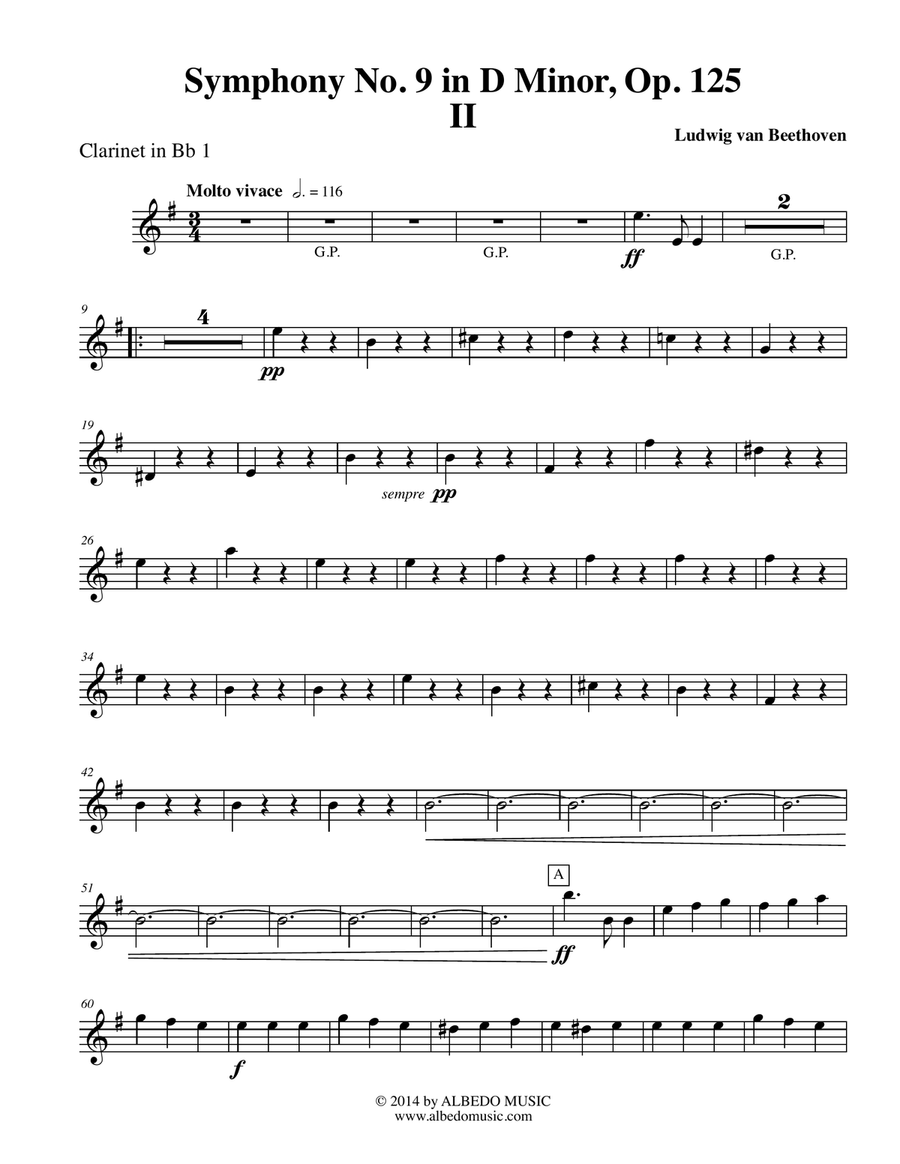 Instruments in beethoven's sales 9th symphony