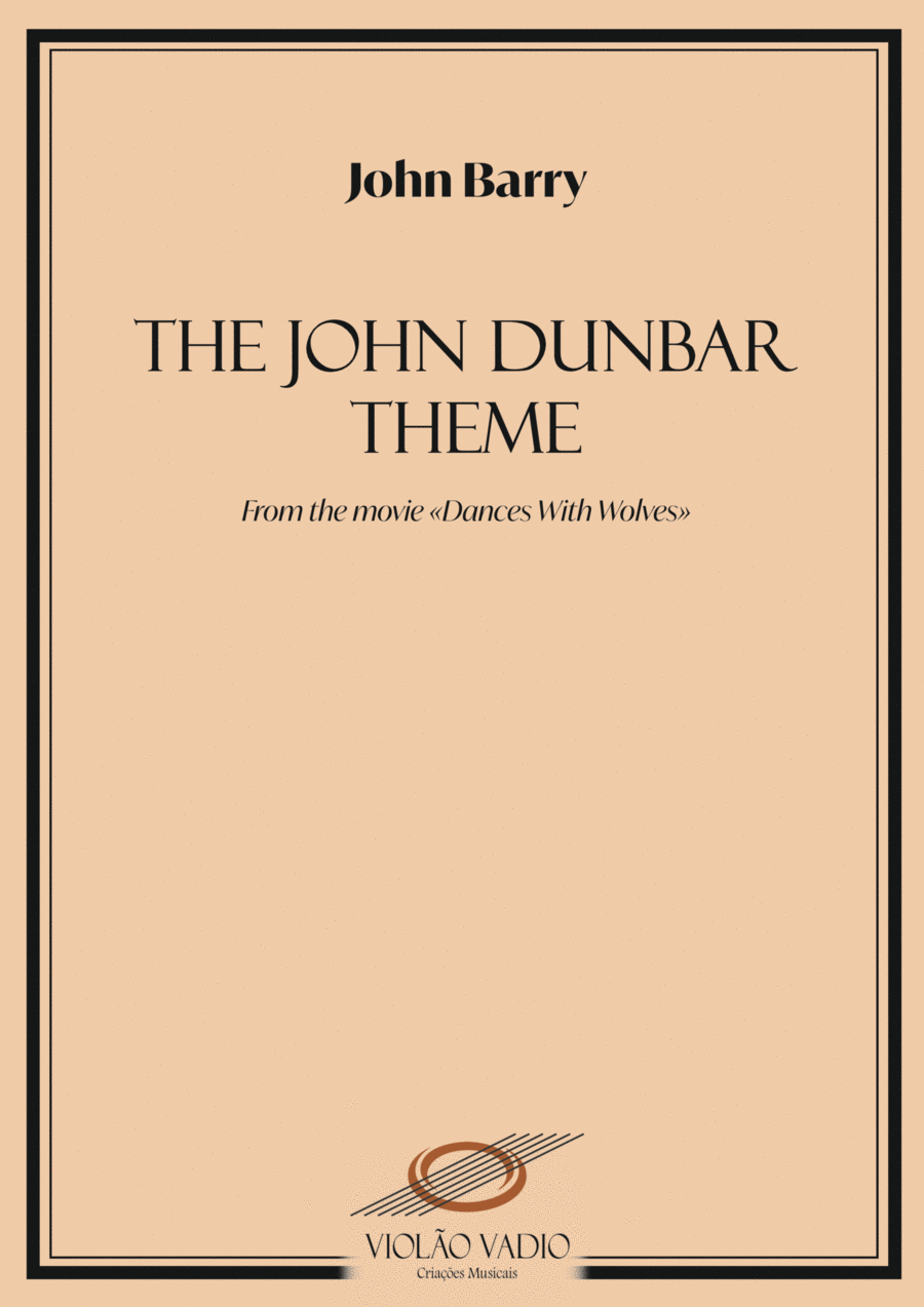 The John Dunbar Theme B-Flat Clarinet scores gallery preview page 1