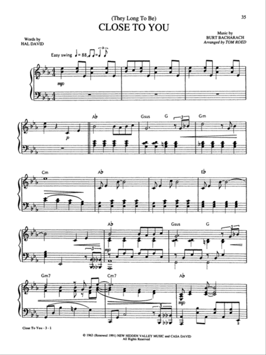 Advanced Piano Solos Encyclopedia, Volume 1 Piano Solo scores gallery preview page 5