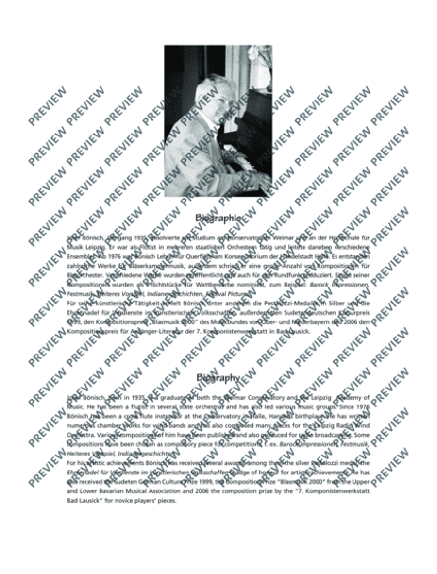 Four little Pop Tunes Flute scores gallery preview page 3