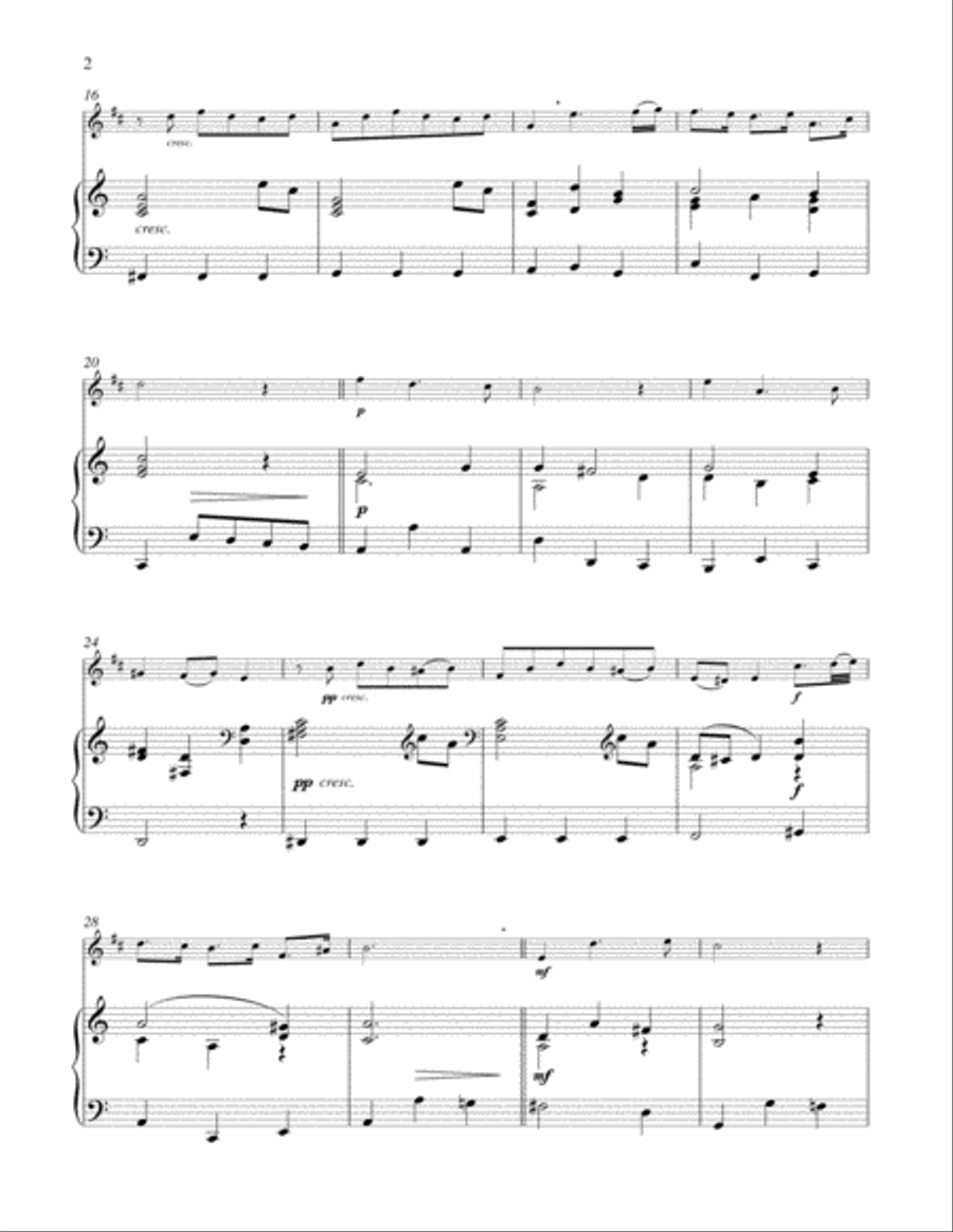 Bist du bei mir (You Are With Me) Clarinet Solo scores gallery preview page 2