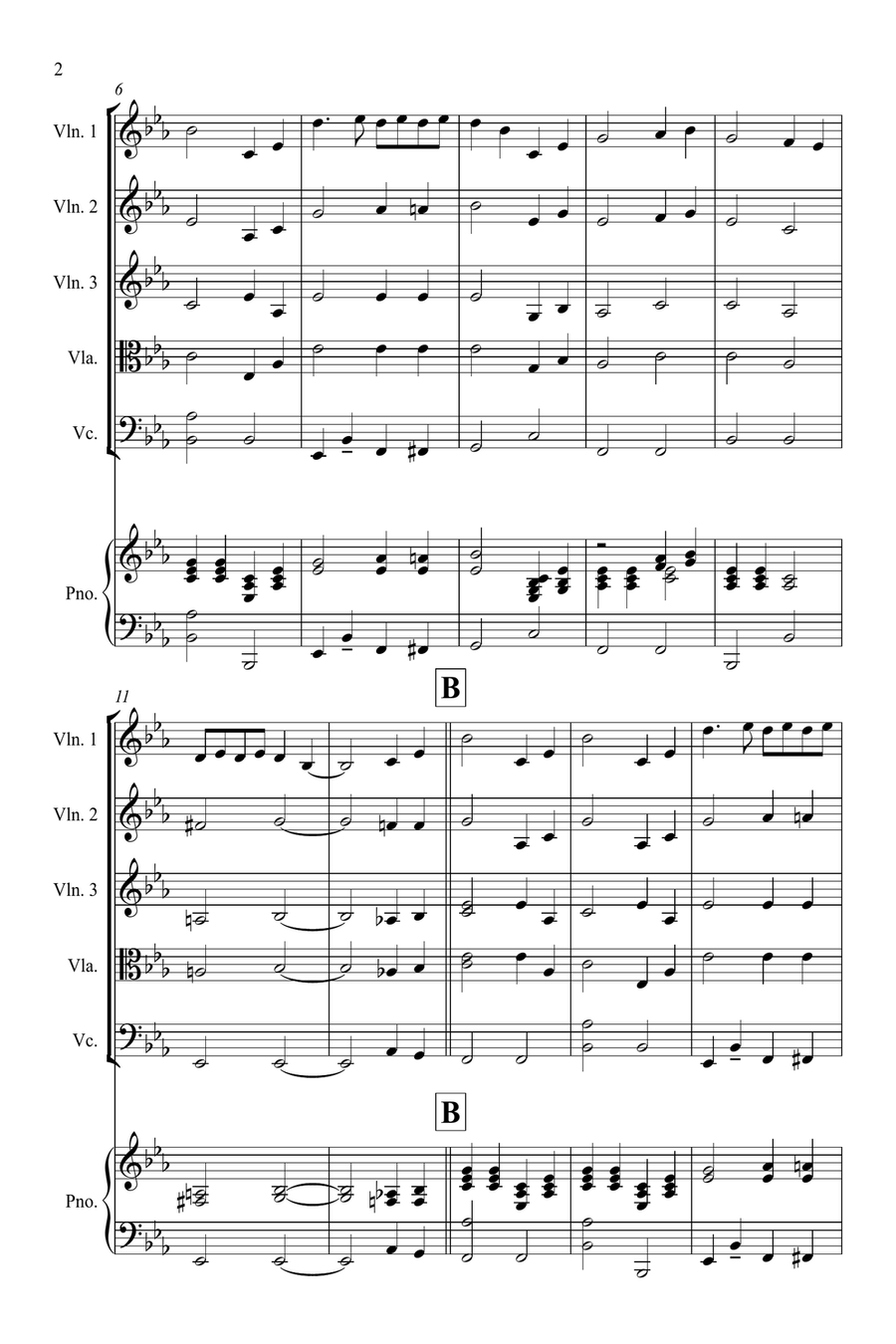 Pure Imagination String Quartet scores gallery preview page 2
