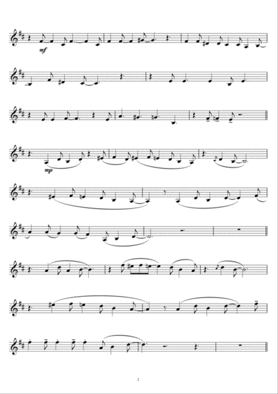 Santa Baby Santa Baby Clarinet Solo scores gallery preview page 2