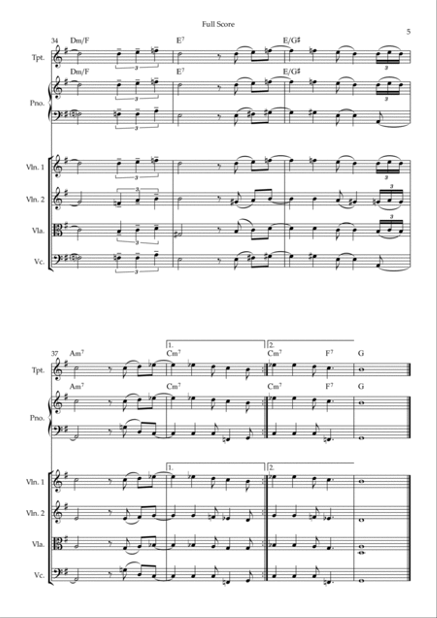 How Deep Is Your Love How Deep Is Your Love Small Ensemble scores gallery preview page 5
