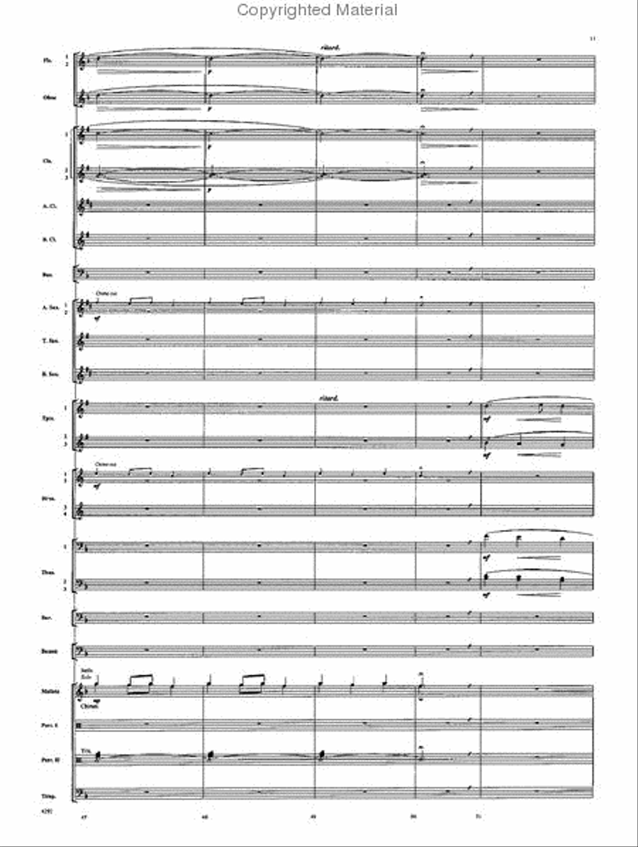 I Heard the Bells On Christmas Day Concert Band scores gallery preview page 10