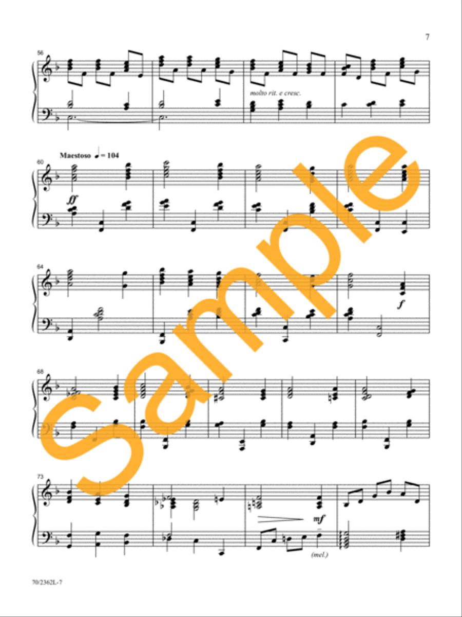 From Heaven Above From Heaven Above Piano Solo scores gallery preview page 7