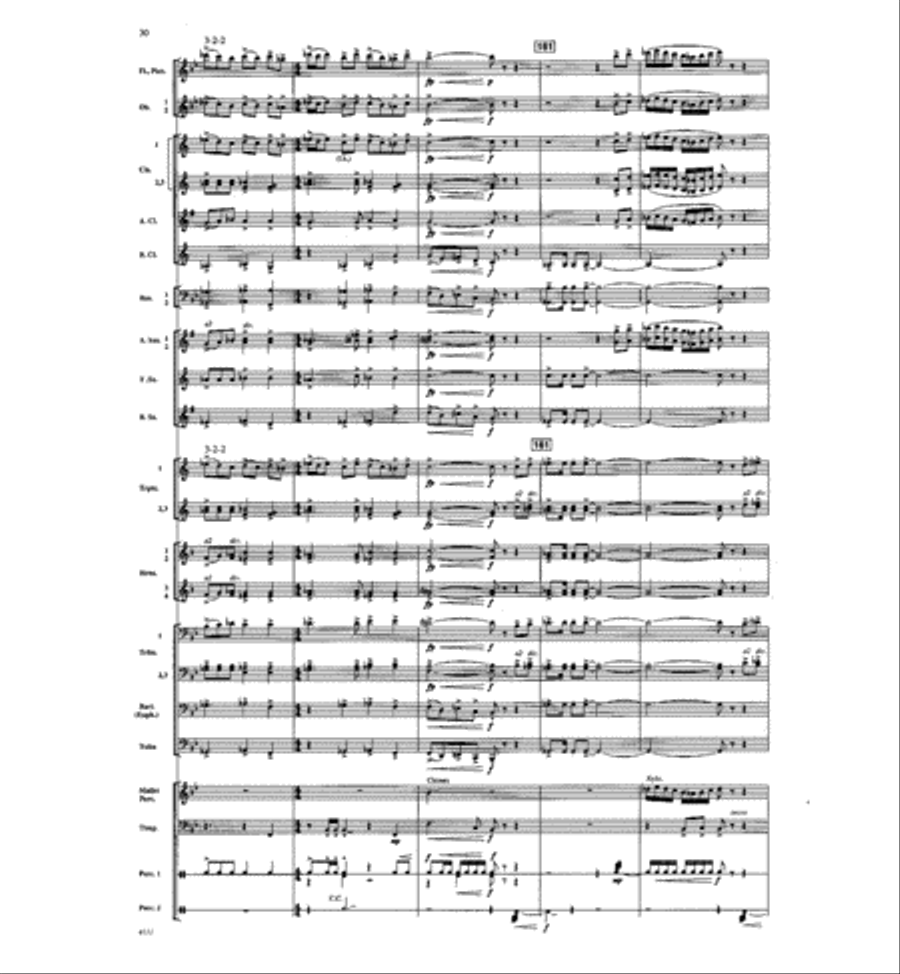 Dawn of a New Day Concert Band scores gallery preview page 29