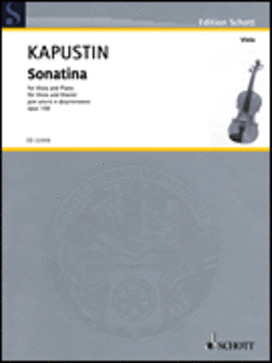 Sonatina, Op. 158 Piano Accompaniment scores gallery preview page 1