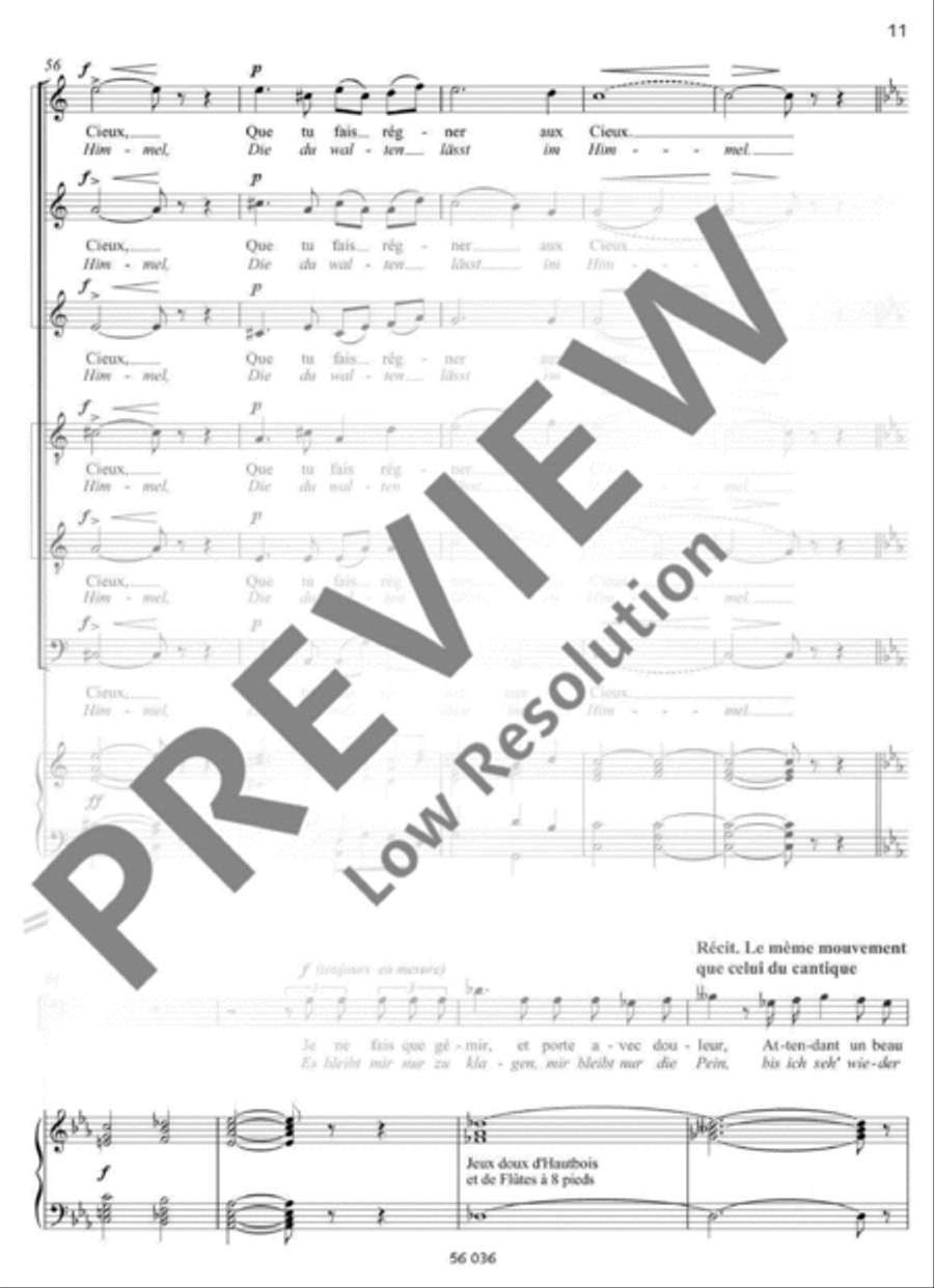 Cantique Cantique TTB scores gallery preview page 12