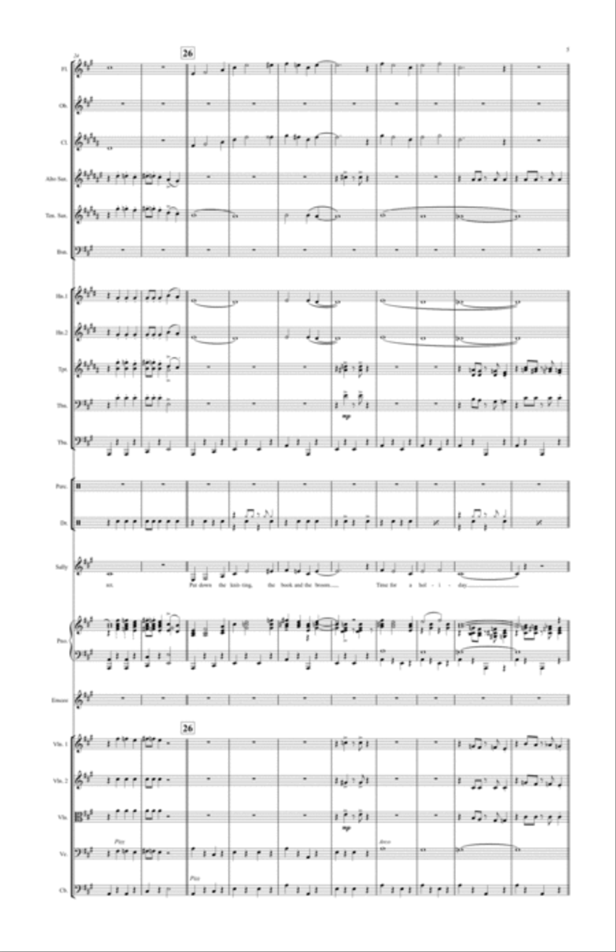 Cabaret Full Orchestra scores gallery preview page 6